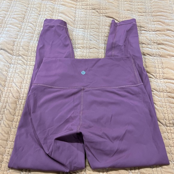 Size 4 Lululemon Wunderkin High Rise Crop leggings in ancient copper - Picture 3 of 4